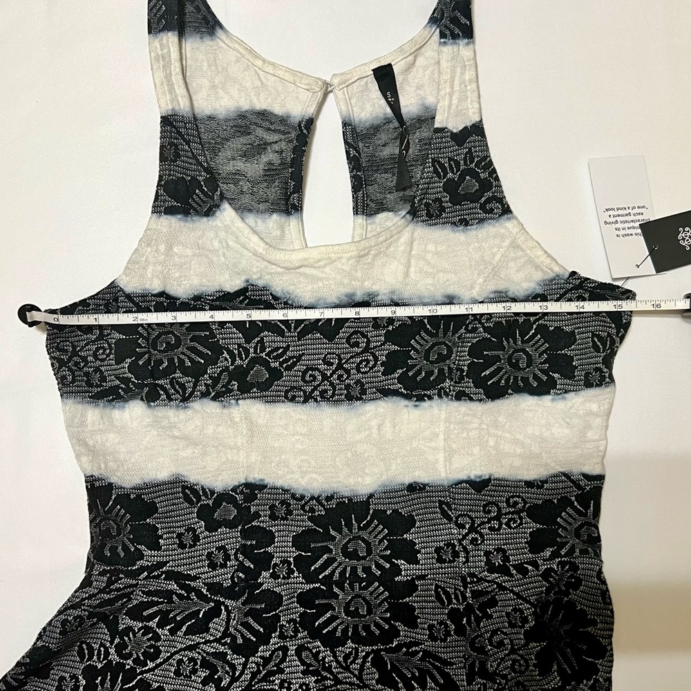 NWT - Jessica Simpson Floral Sundress - Black and Cream - Size Small - Picture 5 of 13